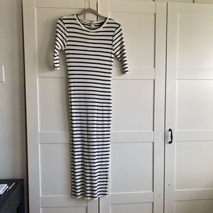 French connection strikes midi dress
